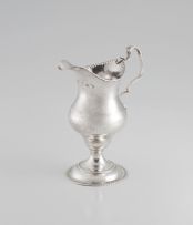 A George III silver cream jug, Charles Hougham, London, 1787