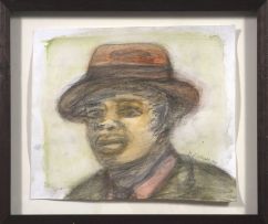 David Koloane; Portrait of a Man with Hat