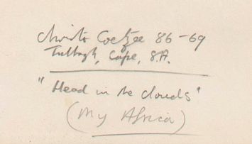 Christo Coetzee; Head in the Clouds (My Africa)