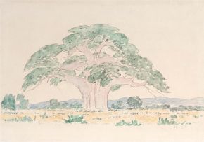 Jacob Hendrik Pierneef; Baobab Tree