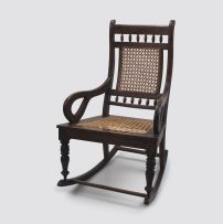 A Cape stinkwood rocking chair, 19th century