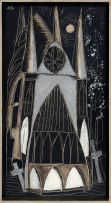 Cecily Sash; A Church by Moonlight