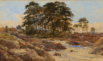 James Alfred Aitken, R.S.W.; River Rapids