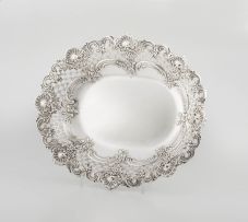 A Tiffany & Co silver pierced basket, 1902-1907, .925 sterling
