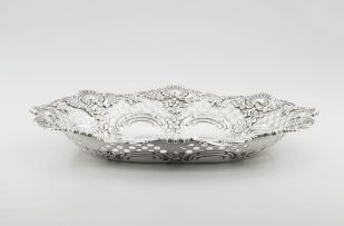 A Tiffany & Co silver pierced basket, 1902-1907, .925 sterling