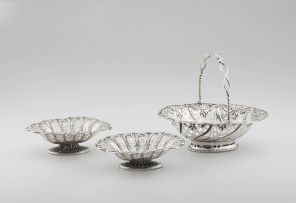 A George III silver pierced basket, Thomas Foster, London, 1768