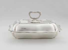 A late Victorian silver entrée dish and cover, Harrison Brothers & Howson, London, 1898