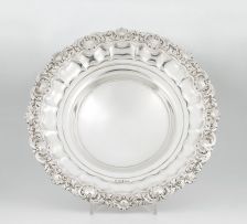 An Edward VII silver dish, Henry Matthews, Birmingham, 1903