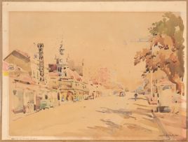 Walter Battiss; Pretorius St. with Lilienfeld's Old Tower