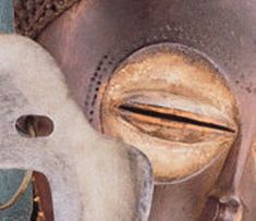 Larita Engelbrecht; African Masks and Chair