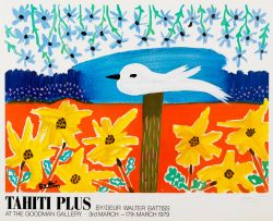 Walter Battiss; Tahiti Plus, exhibition poster