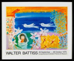 Walter Battiss; Walter Battiss, Comprehensive Exhibition, Pretoria Art Museum, 26 September - 28 October 1979, poster