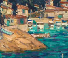 George Devlin; Inlet, Cote d'Azur