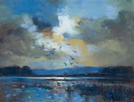 Errol Boyley; Birds over Lake