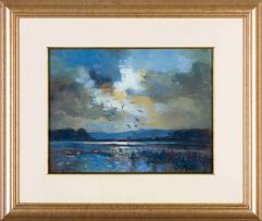 Errol Boyley; Birds over Lake