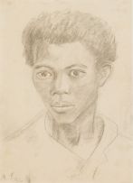 Maggie Laubser; Portrait of a Boy