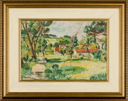 Robert Broadley; Cottages in a Landscape