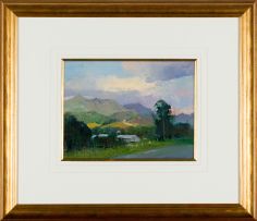 Errol Boyley; Settlement in Mountain Landscape
