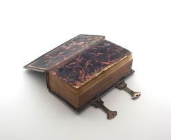 A French leather-bound and silver-mounted Liturgical Psalms prayer book, 1729
