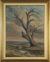 Christopher Tugwell; Tree by a Stream