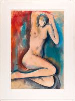 Mary Stork; Seated Nude