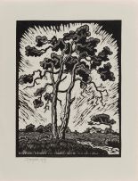 Gregoire Boonzaier; Tree I; Tree II, two