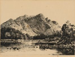 Tinus de Jongh; The Berg River near French Hoek; The Old Mill, Ceres, two