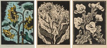 Gregoire Boonzaier; Flowers, three