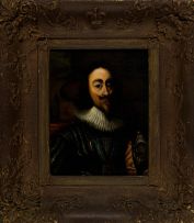 After Sir Anthony Van Dyk; Portrait of Charles I