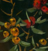 Otto Klar; Vase with Branches of Berries