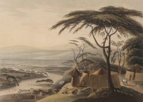 Samuel Daniell; The Town of Leetakoo; and Cascade on Sneuwberg, two