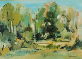 Ronald Mylchreest; Landscape with Trees