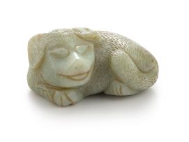 A Chinese jade carving, 20th century