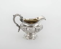 A William IV silver milk jug, Jonathan Hayne, London, 1832