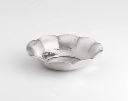 A German Art Deco silver dish, Lutz & Weiss, Pforzheim, early 20th century, .835 standard, with import marks for Sweden, 1943