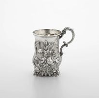 A Victorian silver christening mug, George Richards, London, 1853