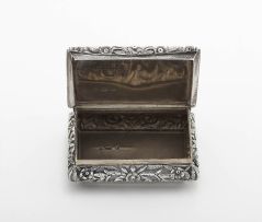 A William IV silver snuff box, Nathaniel Mills, London, 1833