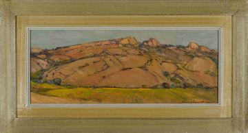Piet van Heerden; Landscape with Rocky Mountains