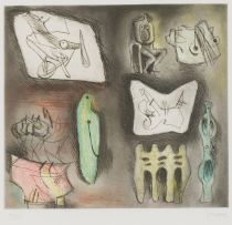 Henry Moore; Sculptural Ideas, I, III, IV, V, VI
