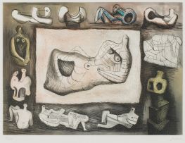 Henry Moore; Sculptural Ideas, I, III, IV, V, VI