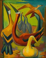 Maggie Laubser; Composition (Birds)