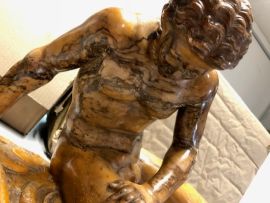 An Italian marble figure of the Dying Gaul, late 19th/early 20th century