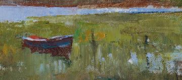 Errol Boyley; Wetland with Boat