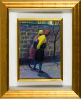 Gerard Sekoto; Women and Baby in the Street