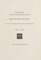 Various; University of Johannesburg Print Portfolio in Honour of Professor Ihron Rensburg, 18/20