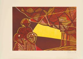 Cecil Skotnes; Miners Underground