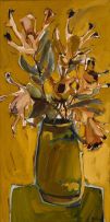 Aileen Lipkin; Arrangement of Flowers in Vase
