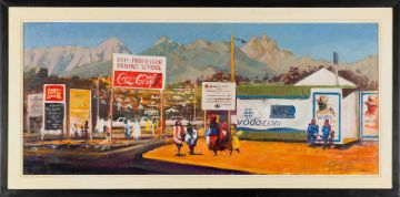 Philip Erskine; Township Scene (Kayamandi)