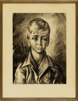 Zoltan Borbereki; Portrait of a Boy