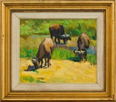 Zakkie Eloff; Three Buffalo